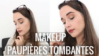 COMMENT MAQUILLER DES PAUPIÈRES TOMBANTES 2 MAKEUPS [upl. by Nahpets224]