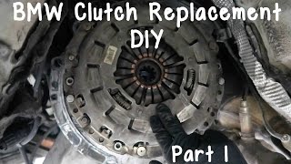 DIY BMW Clutch Replacement Part 1 [upl. by Iliam]