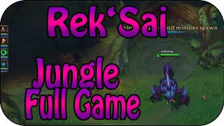 RekSai Gameplay  League of Legends Full Gameplay [upl. by Melantha688]