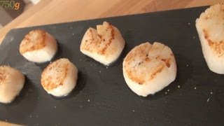 Comment cuire une coquille SaintJacques   750g [upl. by Rainah526]