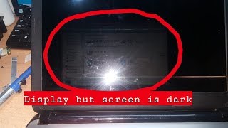 How To Fix Dark Screen Laptop  No Backlight [upl. by Ashjian]