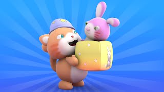 Looi the Cat  3D Animation for Kids  Bunny  Animal Toy Cartoons  Puzzle [upl. by Godliman]