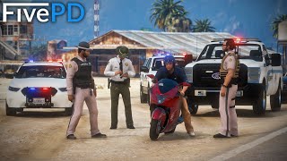 Moto Mayhem  GTA 5 FivePD 33 Alexs Run [upl. by Amsirp]