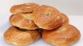 How to Make Bagels  Easy Homemade From Scratch Bagel Recipe [upl. by Brigham]