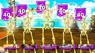 5 LEVEL 40 SKELETONS TAKEOVER THE PARK WE BROKE THE GAME [upl. by Firman4]