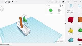 3D Boat Design for Tinkercad [upl. by Qahsi179]