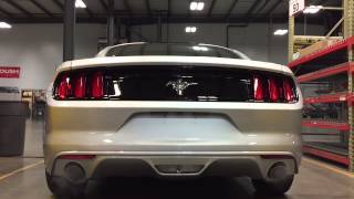 2015 ROUSH V6 Axleback Mustang Exhaust [upl. by Siekram]