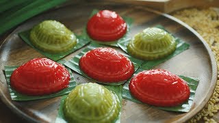 Ang Ku Kueh with Mung Bean Paste Filling  紅龜粿 [upl. by Aerdnaid]