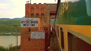 Crossing the famous Attock Bridge in Train [upl. by Elma]