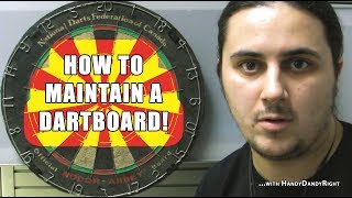 How to Maintain a Dartboard Handy Dandy [upl. by Lewert]