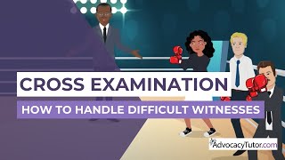 Cross Examination How to Handle Difficult Witnesses  Get Information from Obstructive Witnesses [upl. by Linell]