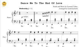 Dance Me To The End Of Love Piano SoloSheets [upl. by Woodruff]