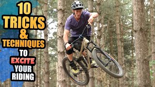 10 MTB TRICKS AND TECHNIQUES TO EXCITE YOUR RIDING [upl. by Shelah]