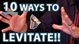 10 Ways to LEVITATE Epic Magic Trick How Tos Revealed [upl. by Donnenfeld95]