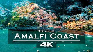 Amalfi Coast Italy 🇮🇹  by drone 4K [upl. by Iruy]