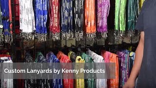 Custom Lanyards by Kenny Products [upl. by Ddahc877]