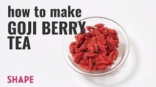 How to Make Goji Berry Tea  Shape [upl. by Leryt]