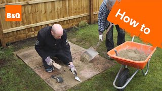 How to lay a shed base [upl. by Handler]