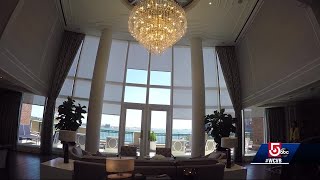 Take a tour inside the most expensive penthouse suite in Boston [upl. by Ecilef]