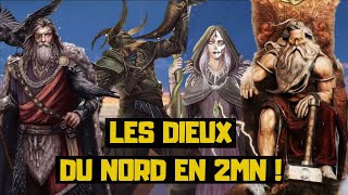 LES DIEUX DU NORD EN 2MN  Mythologie Nordique [upl. by Kcorb]