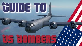 Guide to US Bombers 🍔 War Thunder [upl. by Yrotciv]