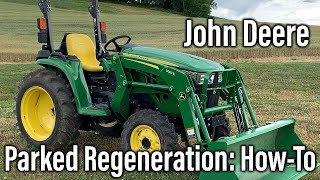 John Deere Parked Regeneration Process [upl. by Marigold539]