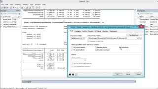 Panel data analysis in STATA whithout programming [upl. by Londoner]