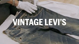 How to see vintage Levis 501s  FASHION AS DESIGN [upl. by Egni]