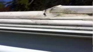 Replacing the awning fabric on an AampE model 8500 RV awning Part 1 By Howto Bob [upl. by Nirre]