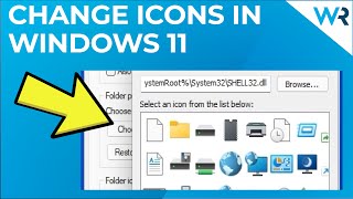 How to Change Icons in Windows 11 [upl. by Enaitsirk]