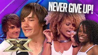 NO WAY X Factor LEGENDS who auditioned TWICE  The X Factor UK [upl. by Mandych4]