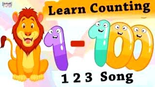 Learn Counting 1 100  Easy Numbers Song In English For Kids  Beginners  1100 Rhyme  19 M Views [upl. by Mcmillan]