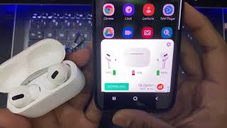 How to Setup AirPods pro on Android Phone amp Battery Status Ear Detection [upl. by Aninad]