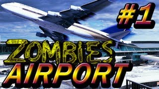 Custom Zombies on airport 4 player Part 1 [upl. by Anasus]