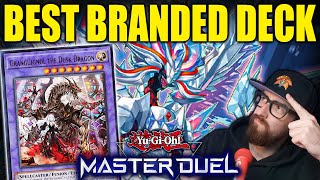 BEST BRANDED DECK  COMBO FOR RANKED MASTER DUEL [upl. by Eelyahs]