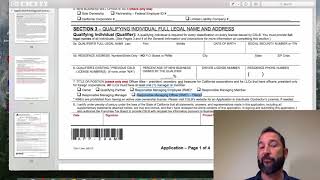 How to fill out the Contractor Application [upl. by Ahseena509]