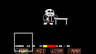 Genocide Underpants Sans Battle COMPLETED [upl. by Leeda831]