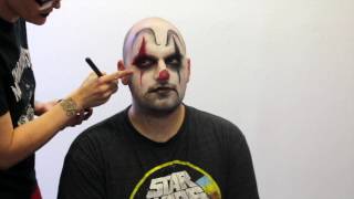 Creepy Clown Makeup Tutorial for Halloween [upl. by Gautier]