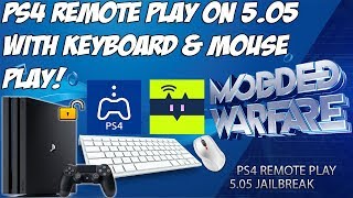 Remote Play on 505 PS4  Keyboard amp Mouse Support [upl. by Amhser]