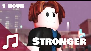 Roblox Music Video ♪ quotStrongerquot The Bacon Hair  1 HOUR [upl. by Nayar509]