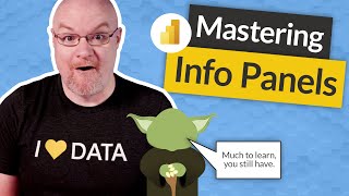 Help your Power BI report users with an Information Panel [upl. by Assirahs]
