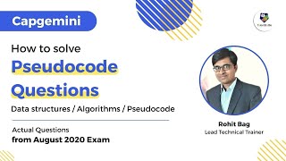 How to Solve Pseudocode Questions  Capgemini Pseudocode Questions [upl. by Ovid]