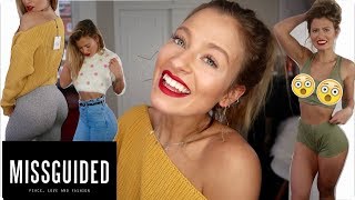 MISSGUIDED UNBOXING HAUL amp TRY ON A SeeThrough Experience 🤔 [upl. by Hallock415]