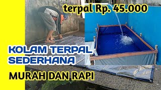 Cara Membuat Kolam Terpal Sederhana [upl. by Kauffmann]