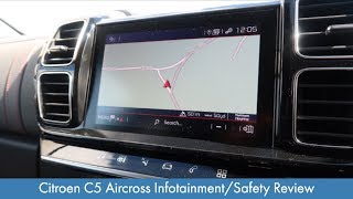 Citroen C5 Aircross InfotainmentSafety Review [upl. by Nace]