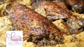 Baked Turkey Wings Recipe  I Heart Recipes [upl. by Virgilia]