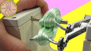 Suzy Homemaker Taffy Puller Candy Maker Toy Demonstration [upl. by Dalt234]