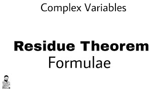 22 Residue Theorem  Formulae  Complete Concept [upl. by Bernete64]