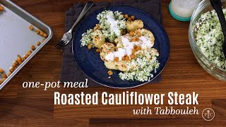 Roasted Cauliflower Steaks Recipe  Pampered Chef [upl. by Ainedrag927]