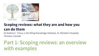 Scoping reviews an overview with examples [upl. by Biron]